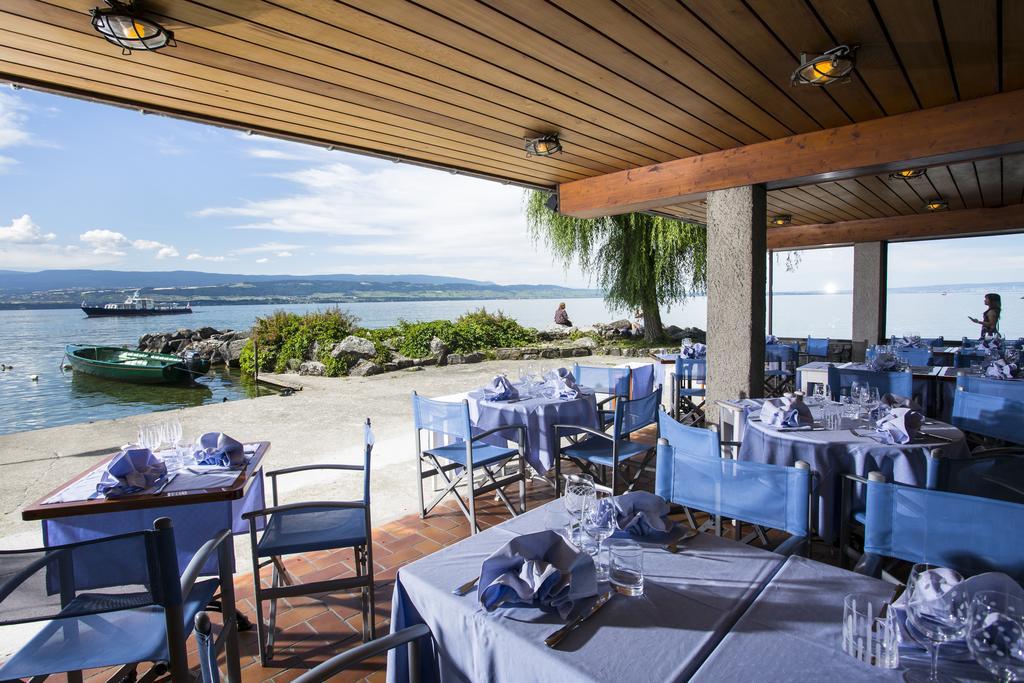 Hotel Restaurant Du Port Yvoire Bagian luar foto