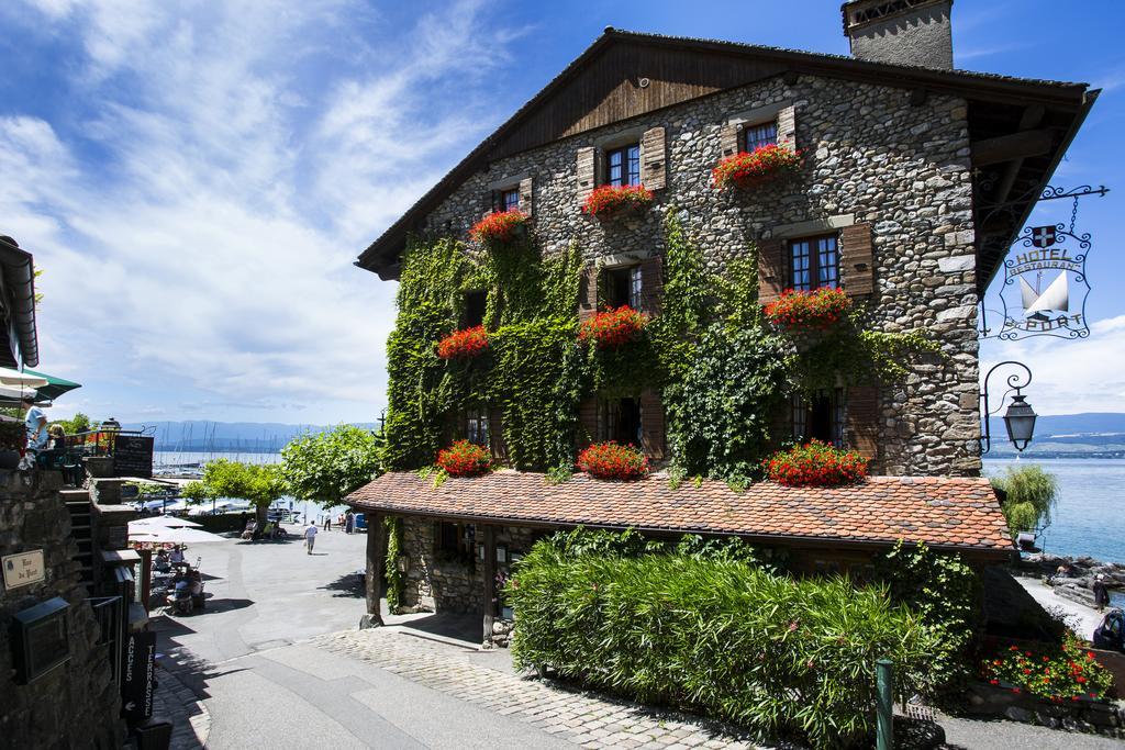 Hotel Restaurant Du Port Yvoire Bagian luar foto